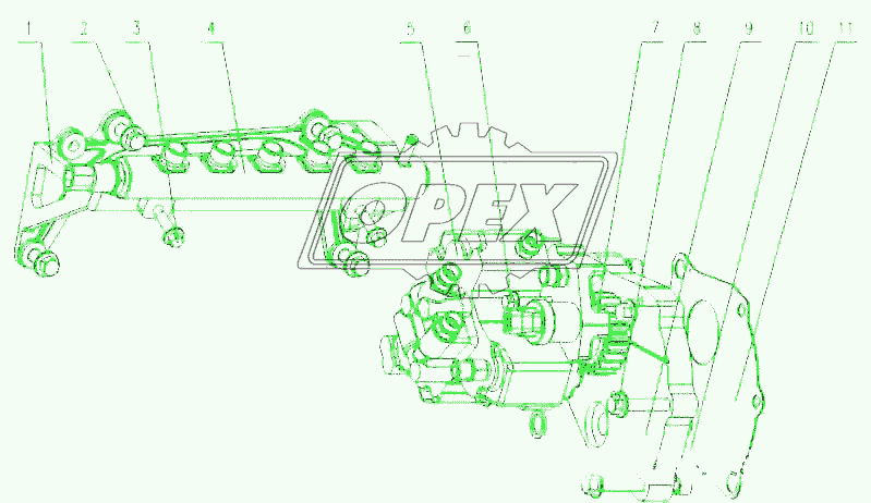 E2100-1111000 Топливный насос высокого давления в сборе