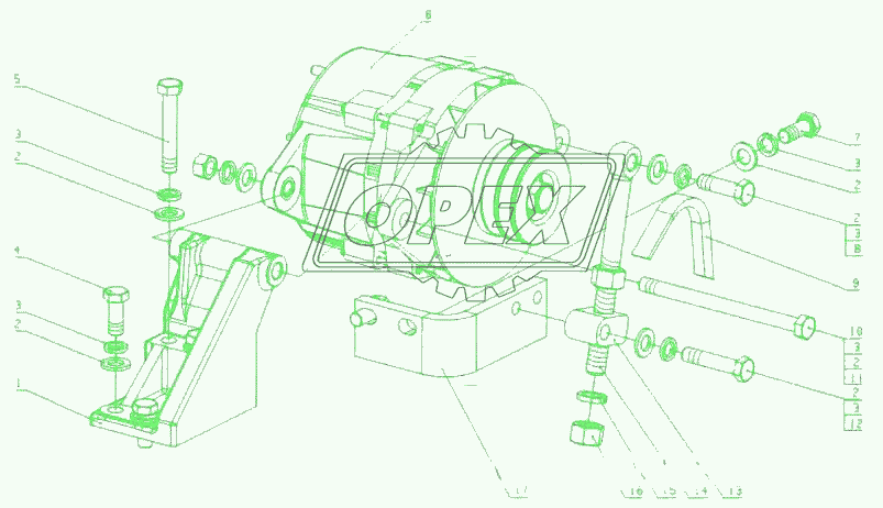 G0218-3701000 Генератор переменного тока в сборе