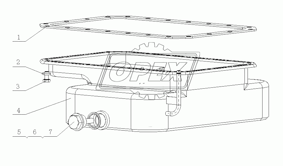 F3000-1009000/08 Масляный поддон в сборе