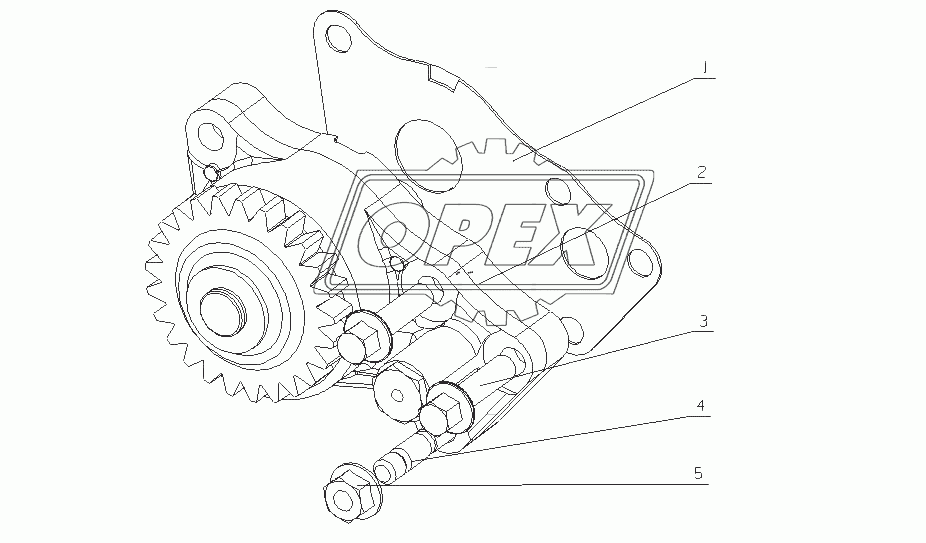 F3000-1011000/05 Масляный насос в сборе