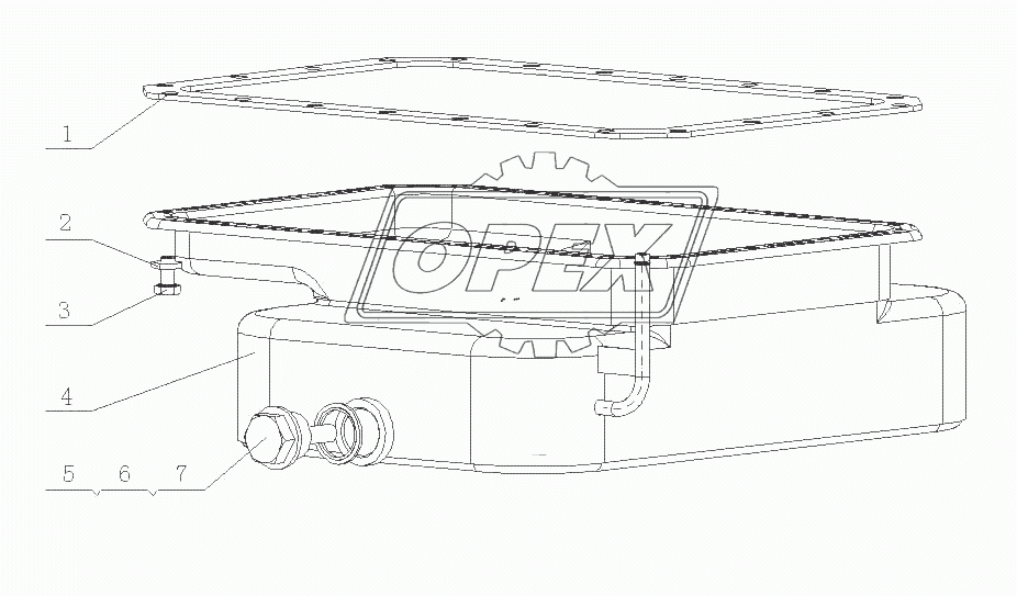 F3000-1009000 Масляный поддон в сборе