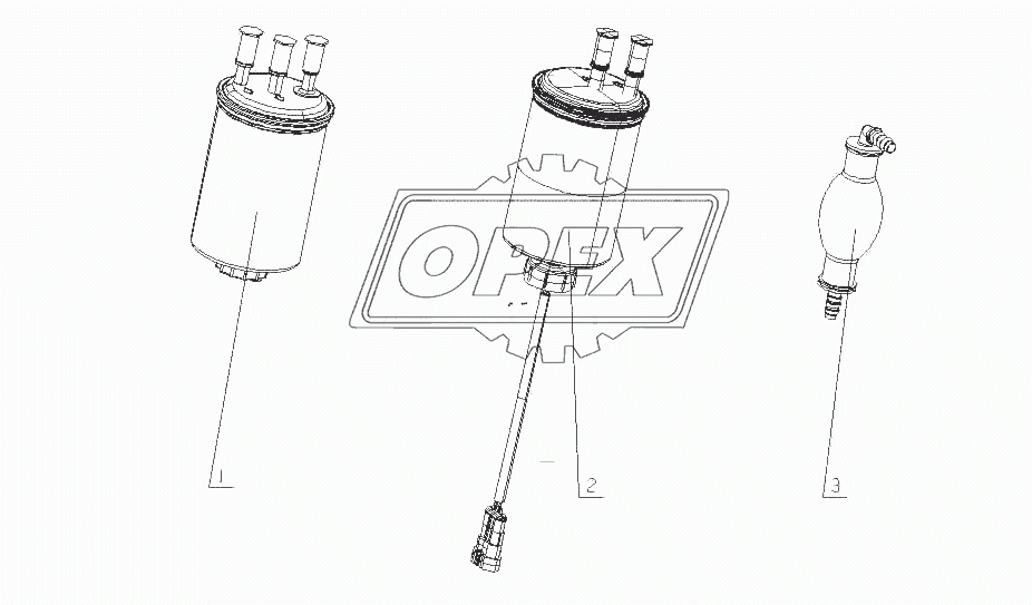 F5000-1105000 Топливный фильтр в сборе