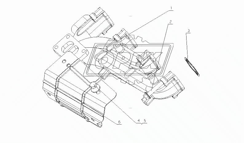 F30SA-1008200/08&F30SA-1008400/01 Части выпускной трубки