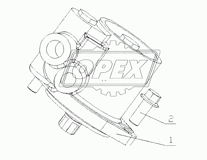 F50J1-3407000/01 Насос рулевого механизма в сборе