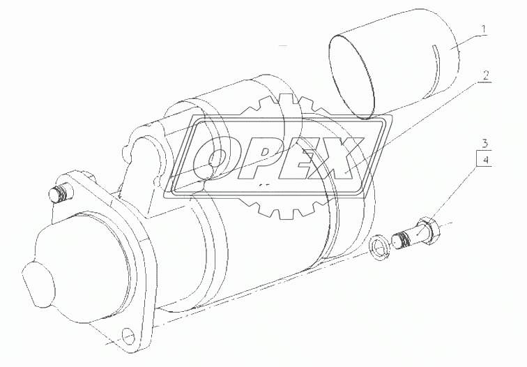 F3700-3708000/05 Стартер в сборе