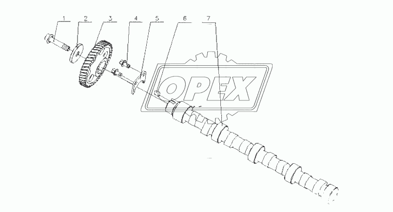 F3700-1006000/05 Распределительный вал в сборе