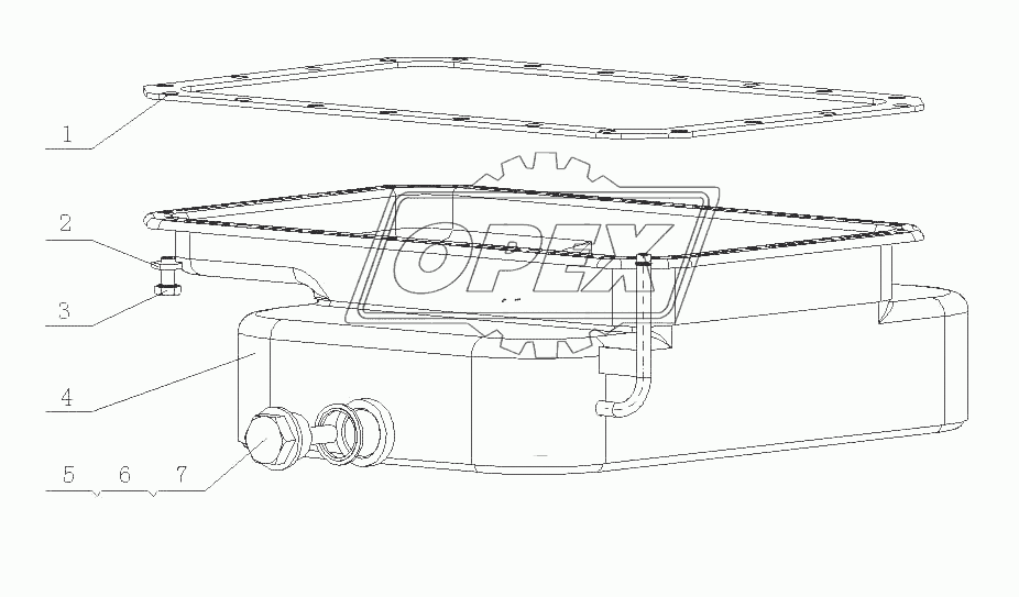 F3000-1009000 Масляный поддон в сборе