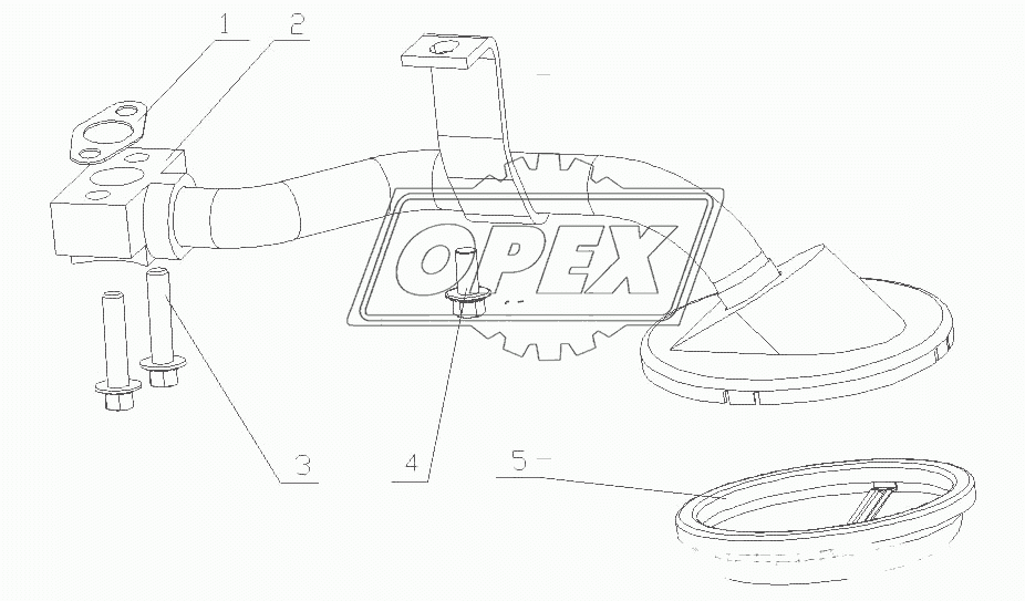 F3000-1010000A Сетчатый масляный фильтр в сборе