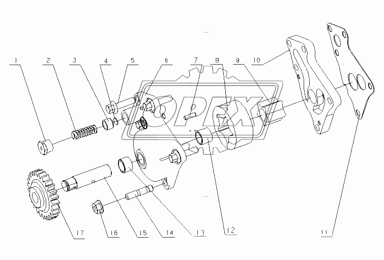 F3000-1011000/05 Масляный насос в сборе