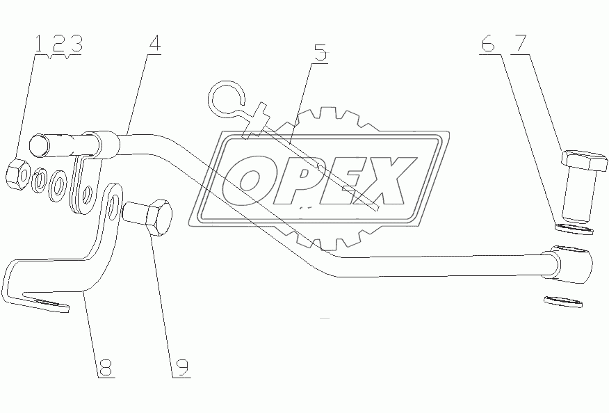 F600A-1028000/04 Масляный щуп в сборе