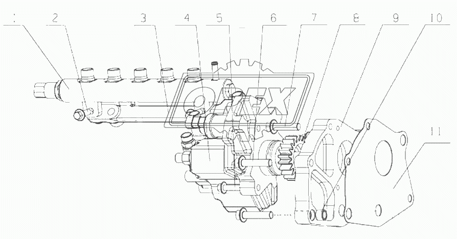 G2100-1111000 Топливный насос высокого давления в сборе