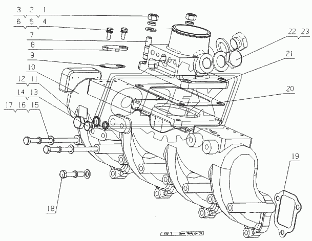 G2500-1008100 Сборочный узел впускного коллектора