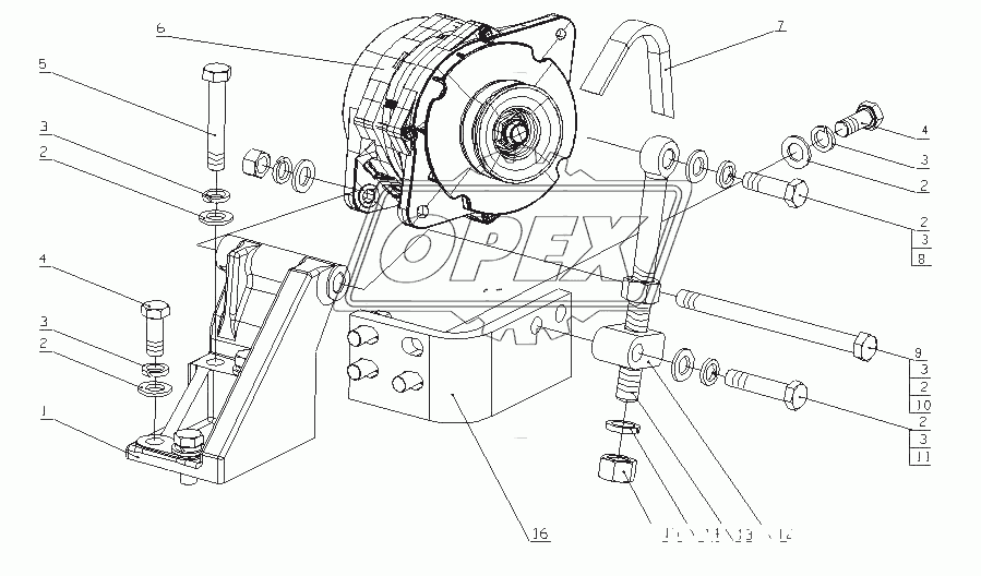 G05LB-3701000 Генератор переменного тока в сборе