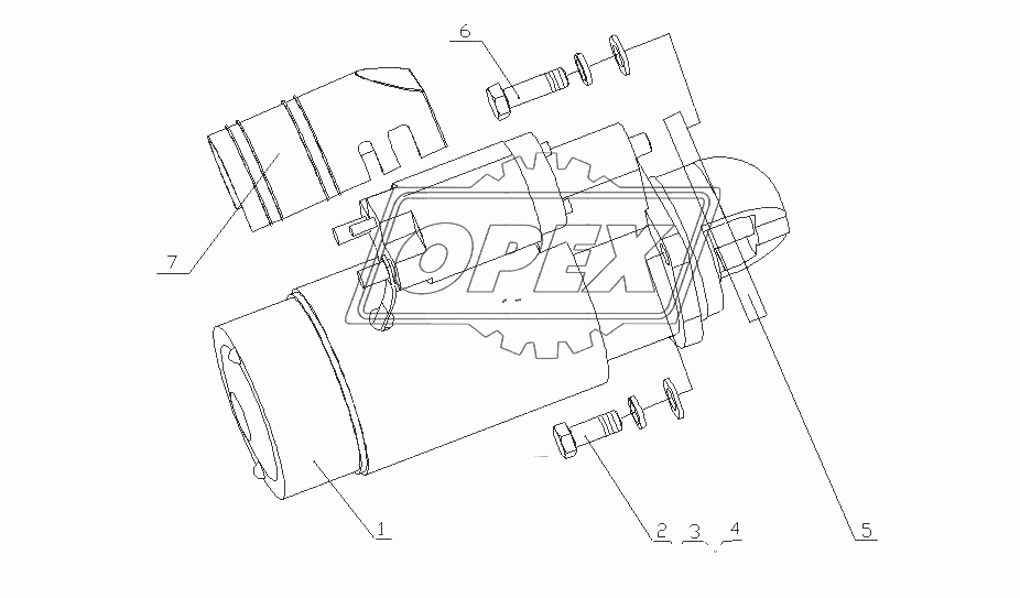 G0202-3708000 Стартер в сборе