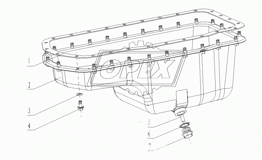 G0100-1009000C/04 Масляный поддон в сборе