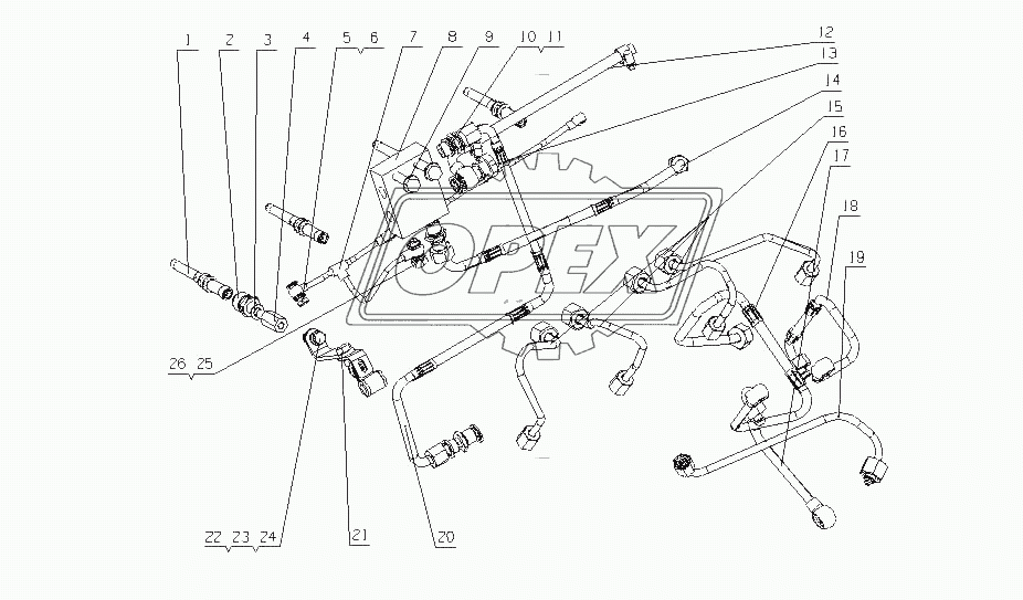 G2HLB-1104000 Система подачи топлива в сборе