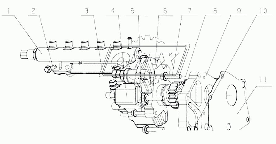 G2100-1111000 Топливный насос высокого давления в сборе