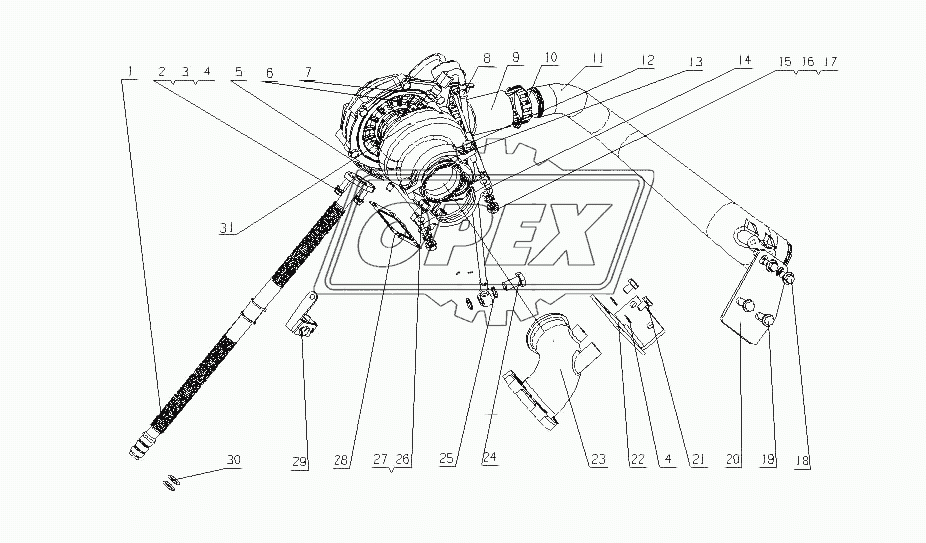 G25QA-1118000 Турбонагнетатель в сборе