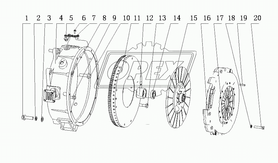 G2GQA-1600000 Автоматический механизм отбора в сборе