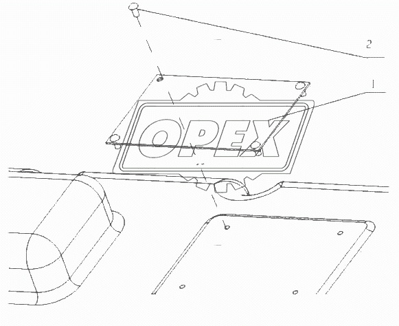 G2100-3904000 Табличка в сборе