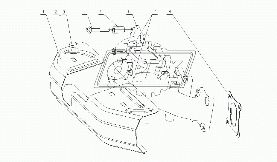 G25QA-1008200 Сборочный узел выпускной коллектор