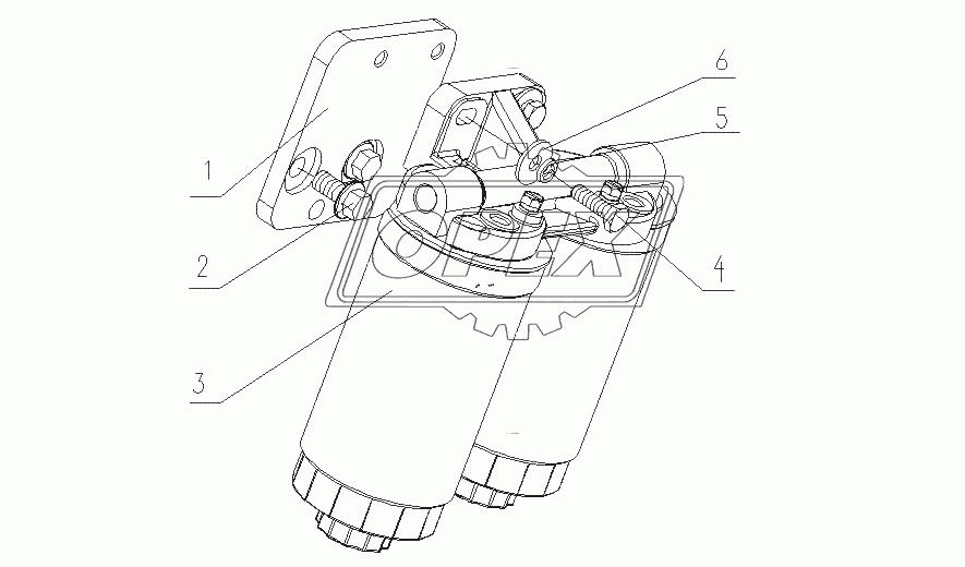 G0206-1105000 Топливный фильтр в сборе