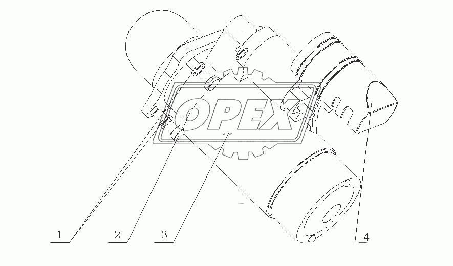 B30-3708000 Стартер в сборе