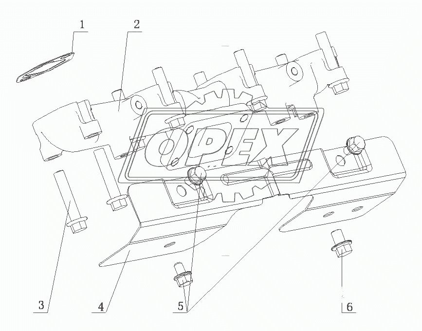 F3101-1008200/08 Части выхлопной трубки