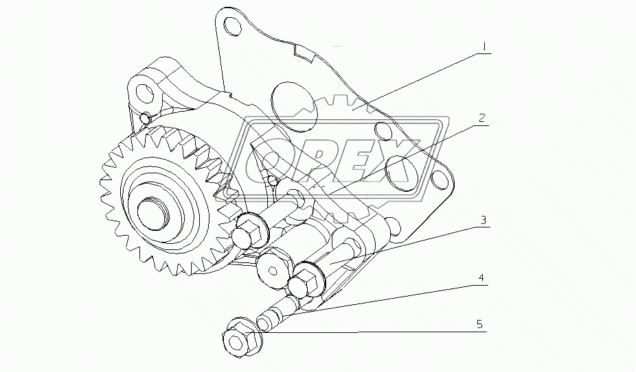 F3000-1011000/05 Масляный насос в сборе