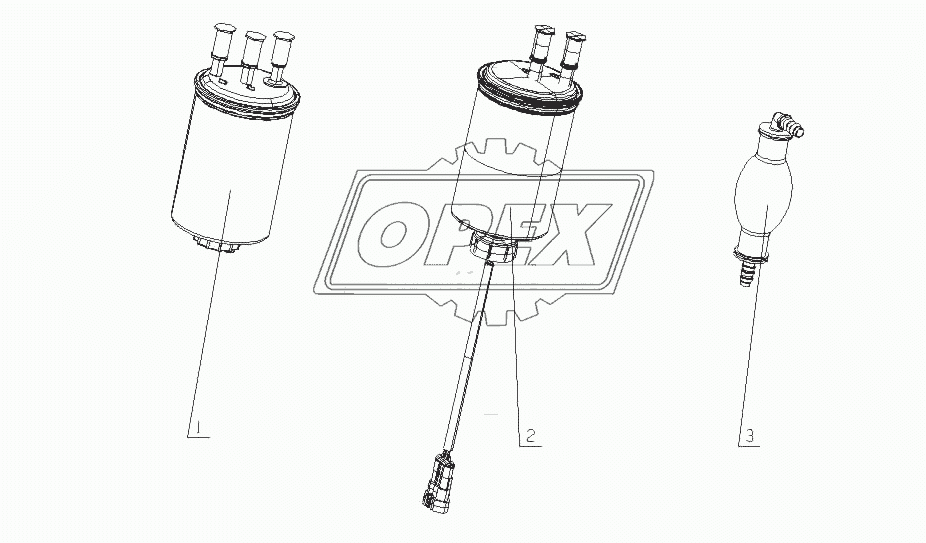 F5000-1105000/05 Топливный фильтр в сборе