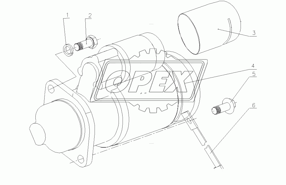 F5000-3708000/03 Стартер в сборе