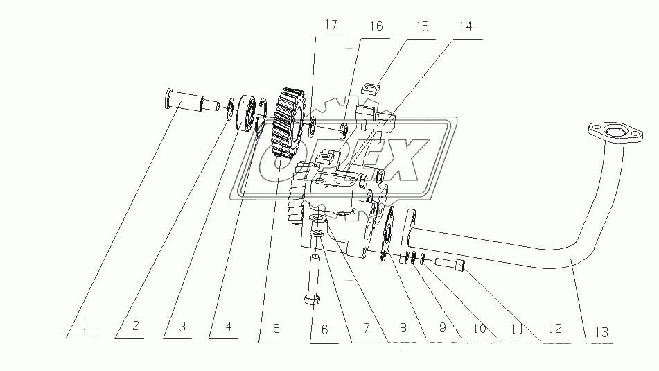 A30-1011000/03 Масляный насос в сборе