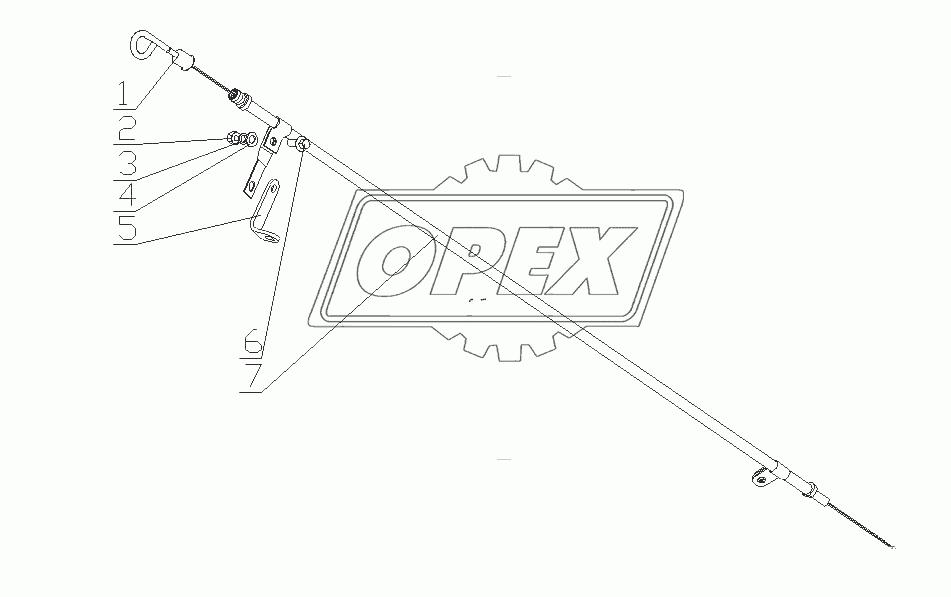 J62QA-1028000/02 Масляный щуп в сборе