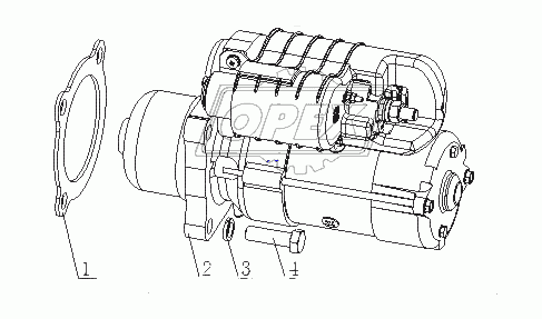 J610N-3708000/01 Стартер в сборе