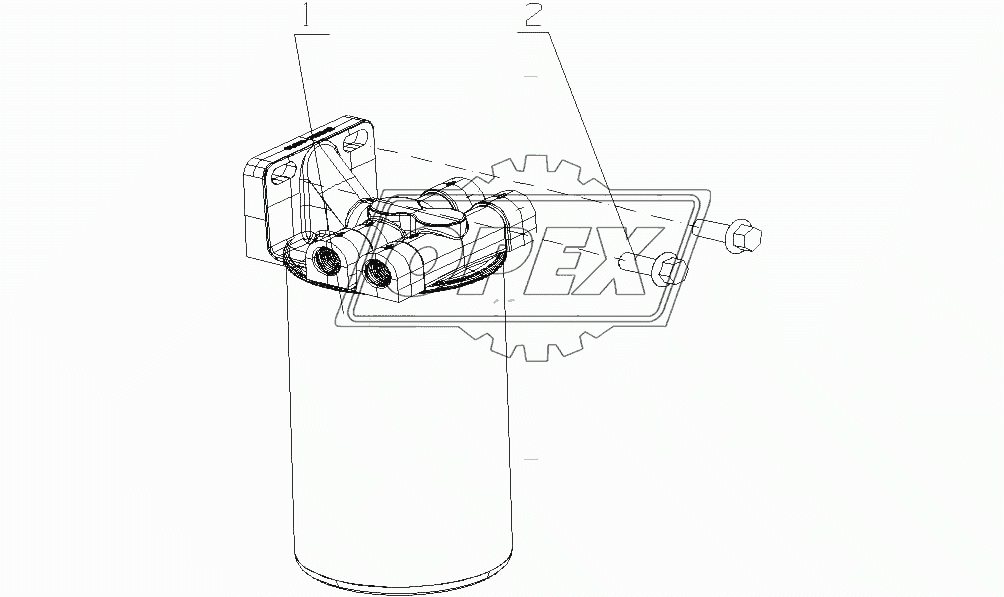 G6099-1105000/03 Топливный фильтр в сборе