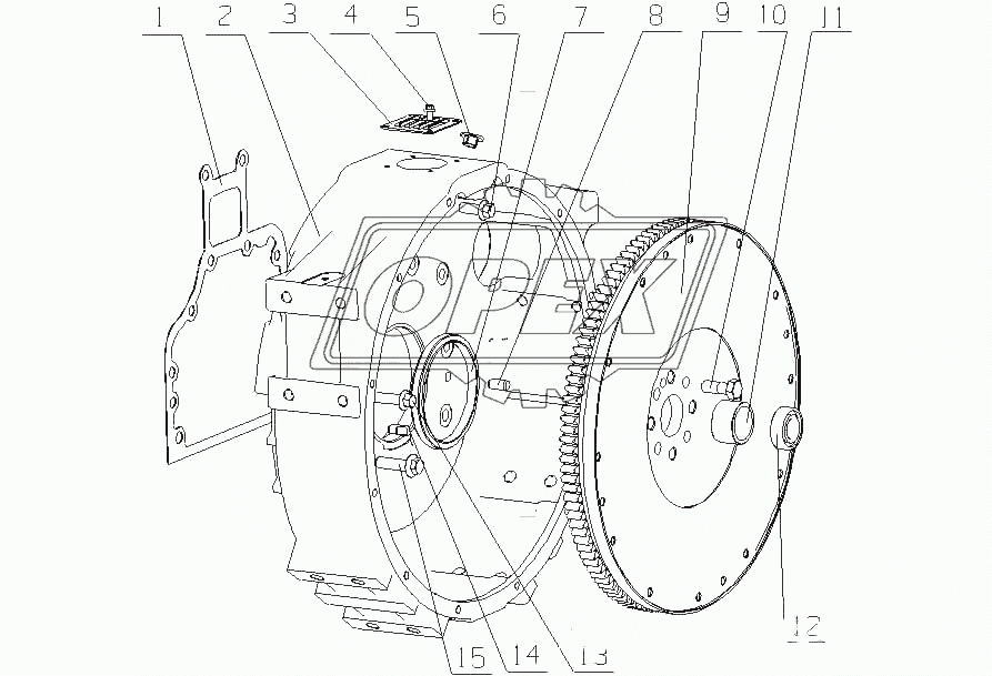 A35YB-1600000/02 Блок выхода мощности в сборе