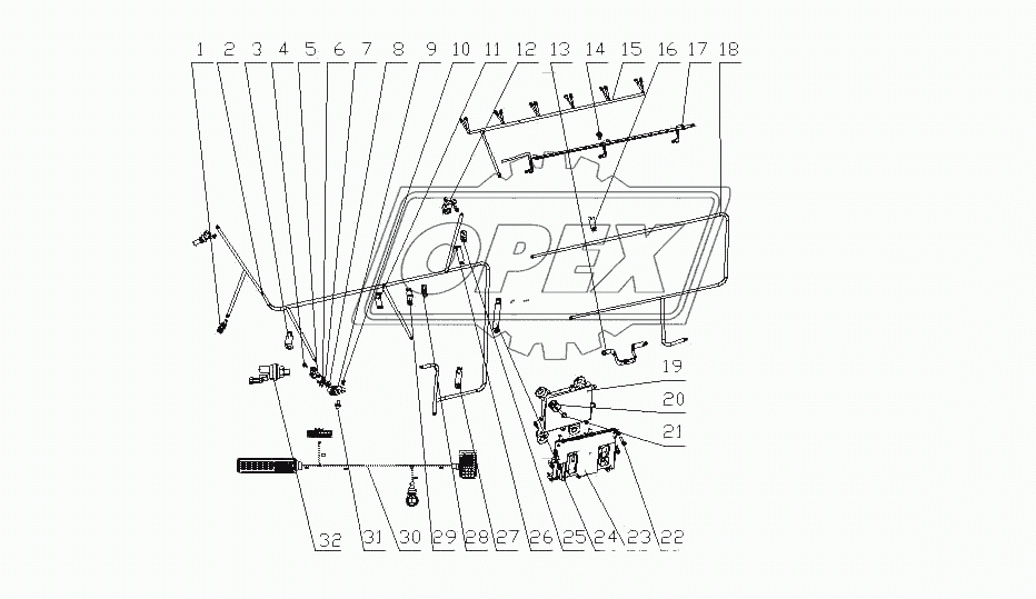 A64YA-3823000/07 Контролирующая система в сборе