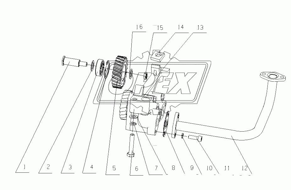 A30-1011000 Масляный насос