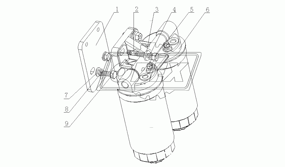 J42QA-1105000 Топливный фильтр в сборе