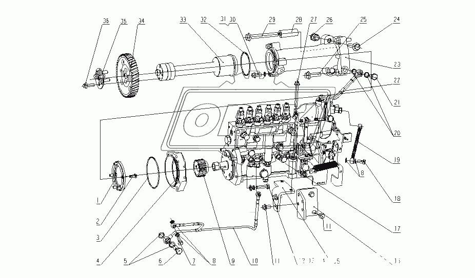 A44BA-1111000 Топливный насос высокого давления в сборе