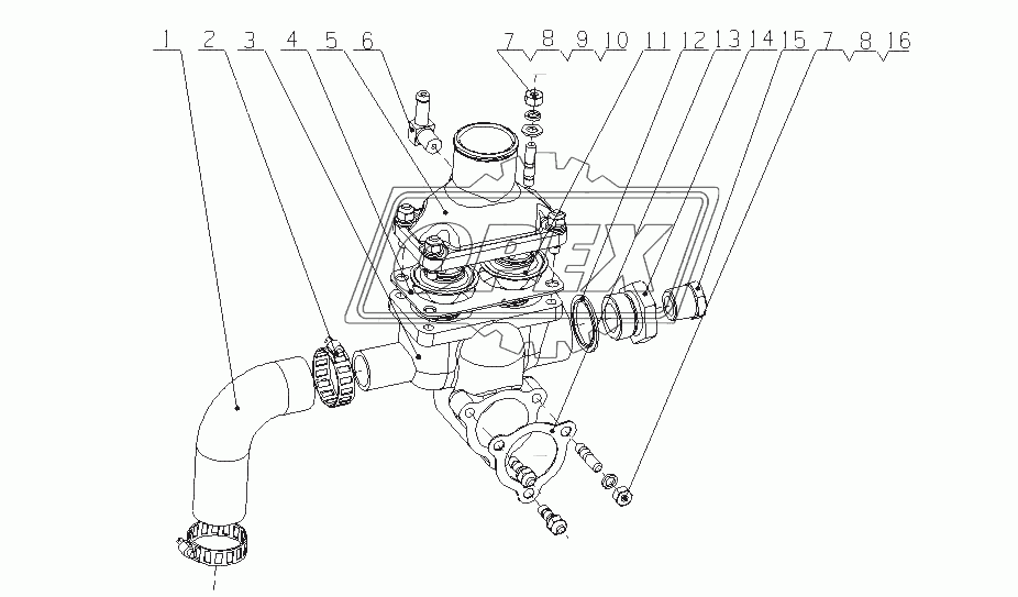 A3512-1306000 Термостат