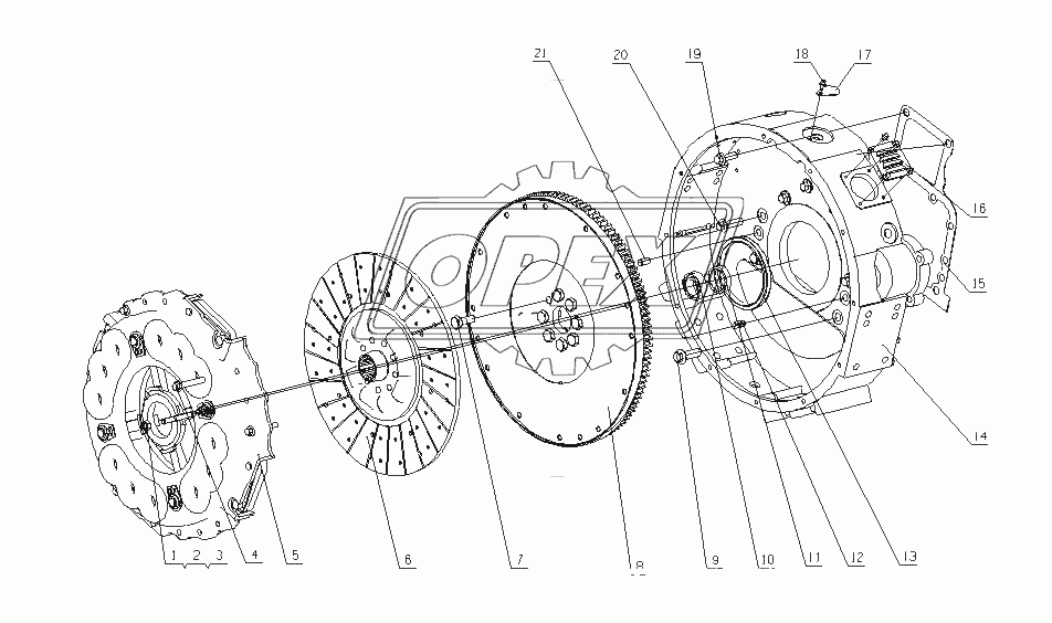 A3599-1600000 Блок выхода мощности в сборе