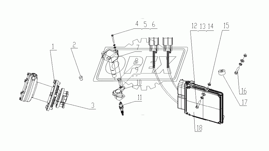 G5900-3705000/08 Система зажигания в сборе