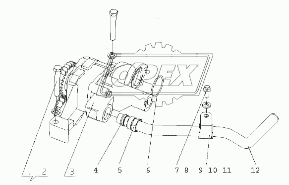 G5A00-1011000/04 Масляный насос в сборе