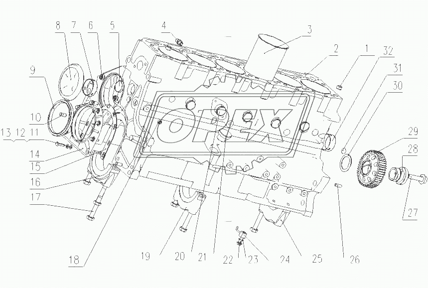 G6600-1002000/03 Блок цилиндров в сборе