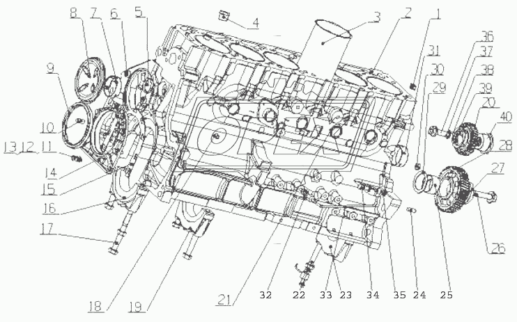 G5800-1002010/14 Части блока цилиндров