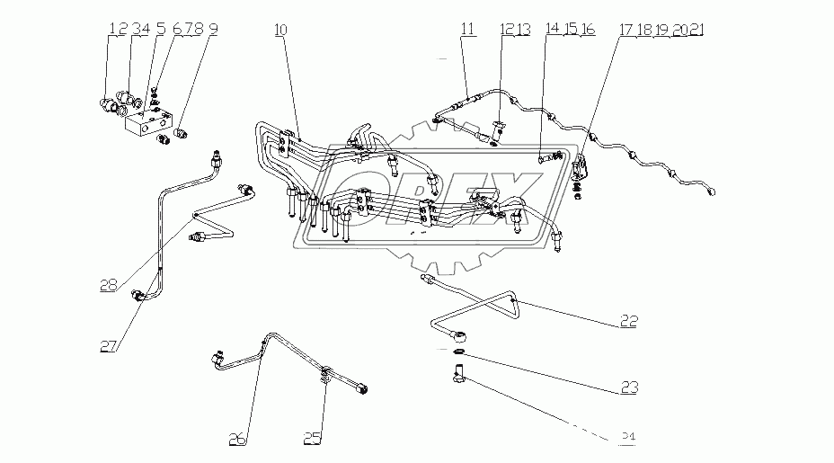 G4600-1104000 Топливопровод в сборе