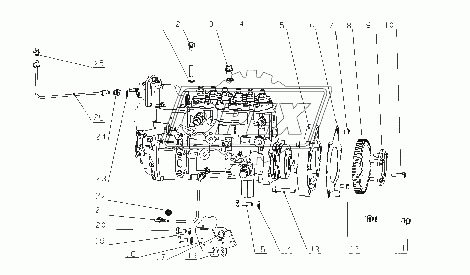 G5200-1111000 Топливный насос высокого давления в сборе