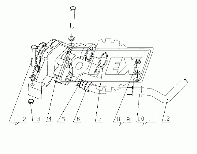 G5A00-1011000/04 Масляный насос в сборе