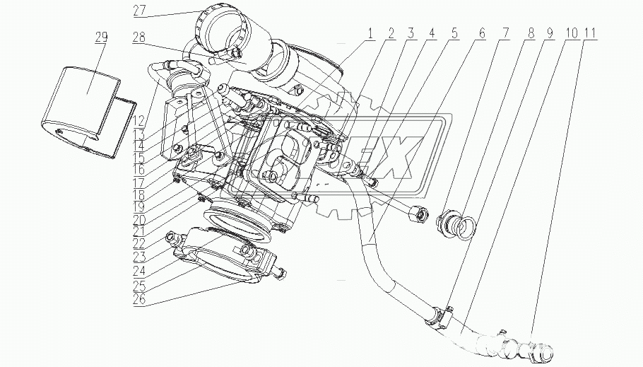 G65QA-1118000/01 Турбонагнетатель в сборе